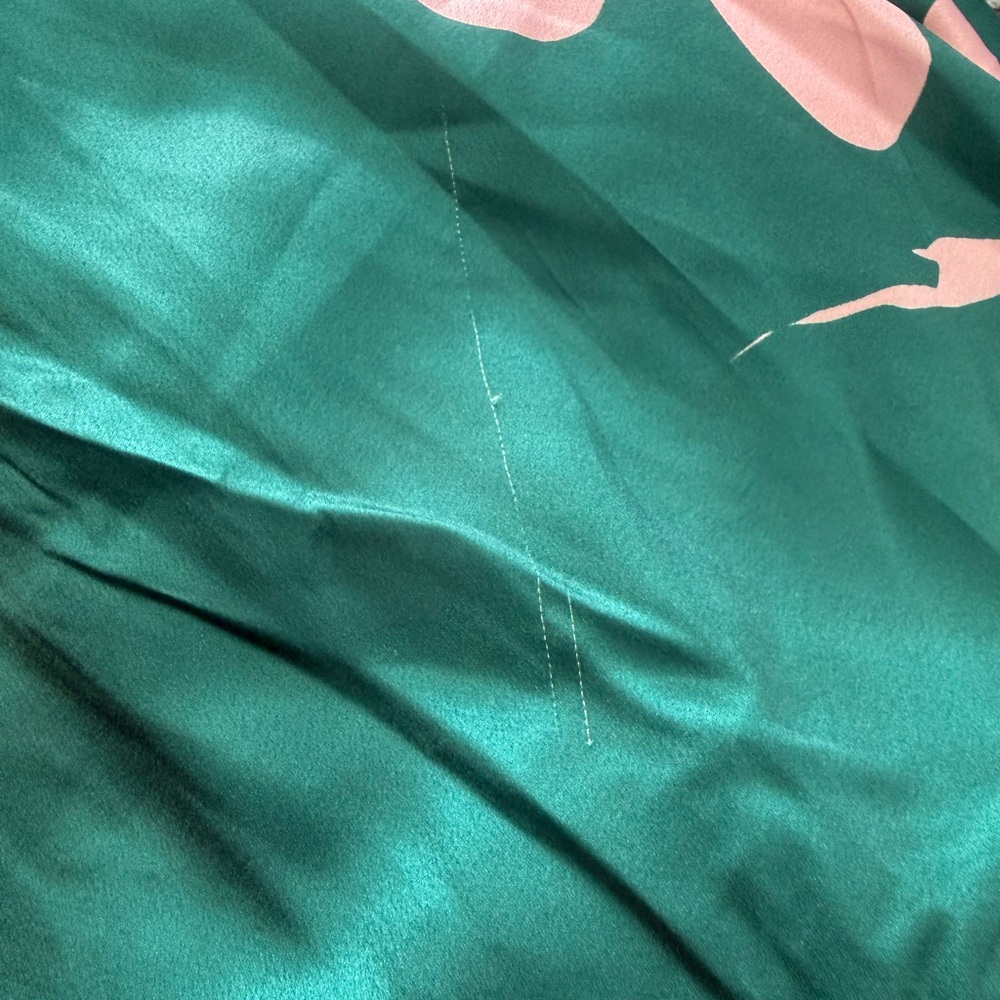 Petal & Pup Anabelle Halter Neck Midi Dress Green Pink - Picture 14 of 16